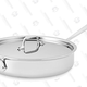 All-Clad Tri-Ply 3-Quart Saute Pan with Lid, Silver | $80 | Amazon